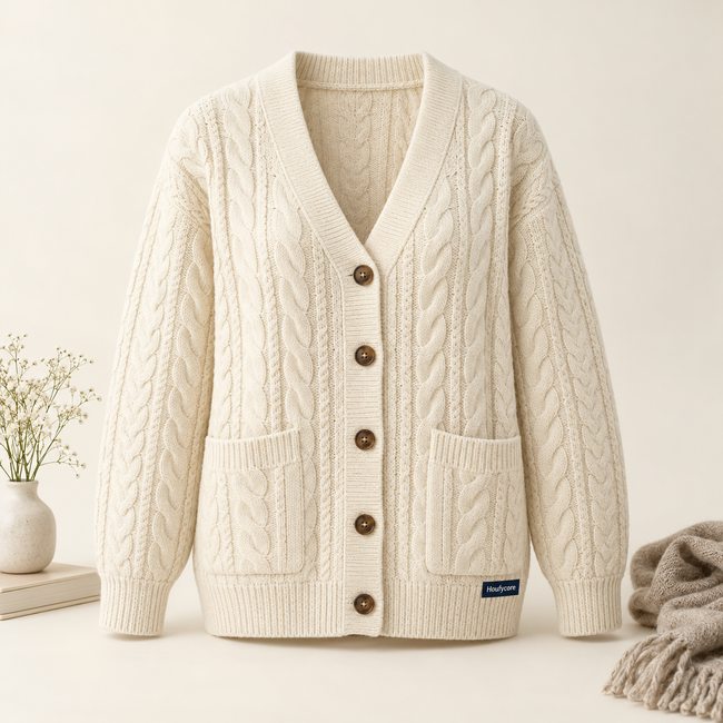 Haven Cable-Knit Cardigan
